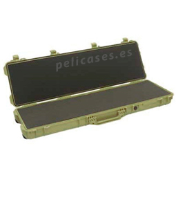 PELICAN CASE 1750 verde con espuma