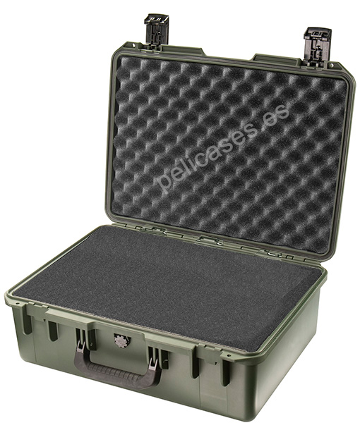 Maleta Peli Storm iM2600 verde con espuma