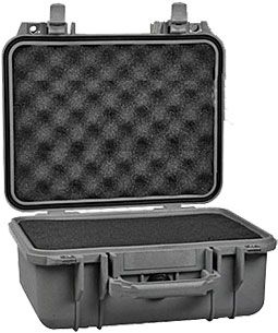 PELICAN CASE 1400 gris con espuma